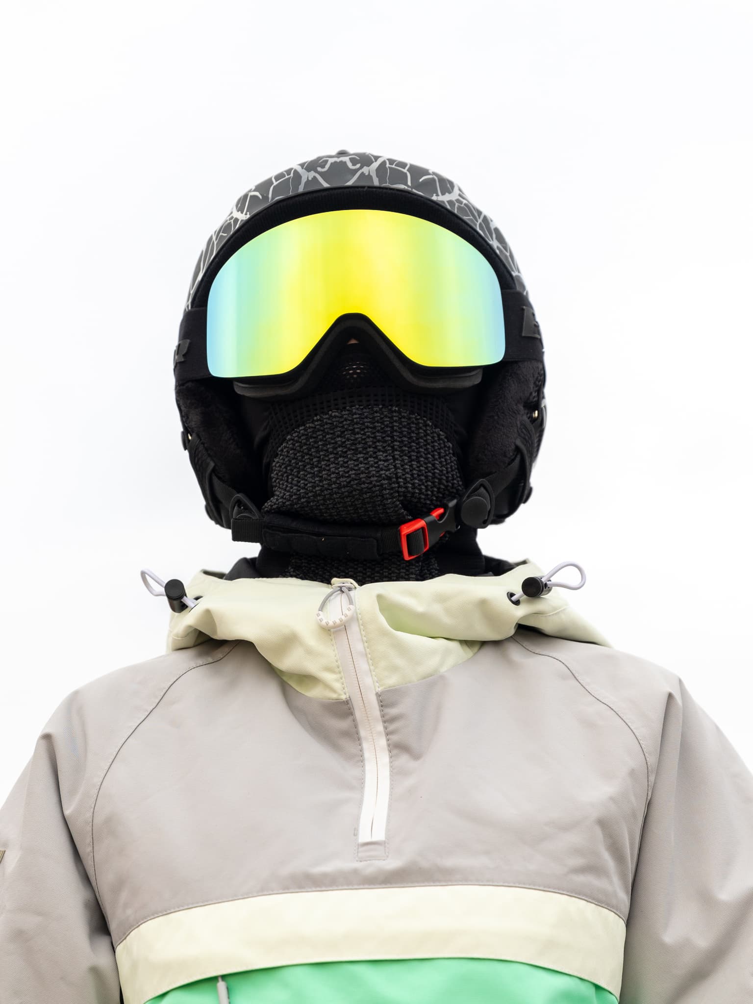 Маска горнолыжная EasyRider BLACK цвет желтый