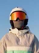 Маска горнолыжная EasyRider WHITE цвет красный фото 1