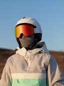 Маска горнолыжная EasyRider WHITE цвет красный фото 2