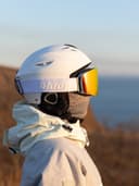 Маска горнолыжная EasyRider WHITE цвет красный фото 4