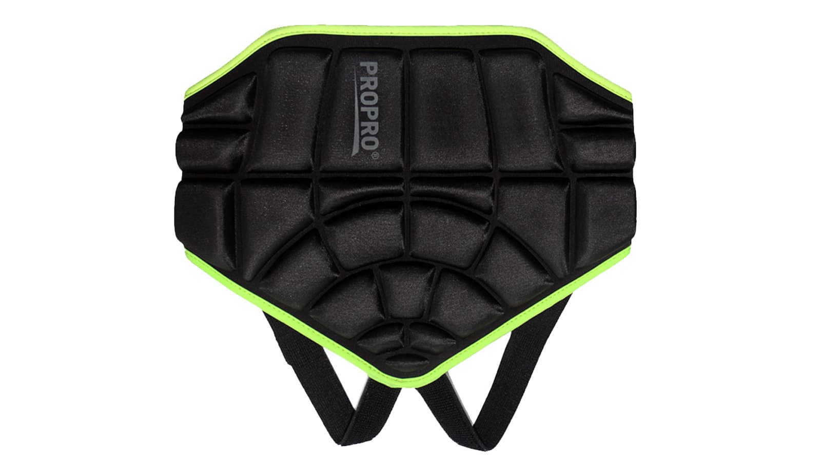 Защита копчика PROPRO детская черно-салатовая